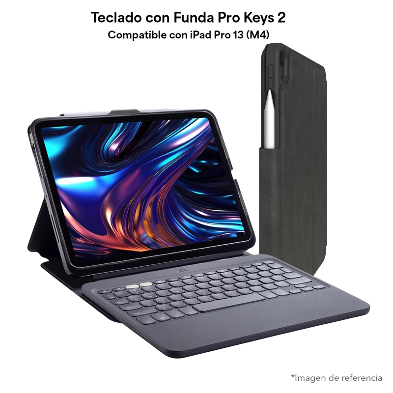 TECLADO CON FUNDA PRO KEYS 2 PARA IPAD PRO 13 (M4) ES - 2