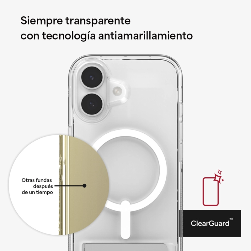 CARCASA CRYSTAL PALACE SNAP PARA IPHONE 17 TRANSPARENTE - 6