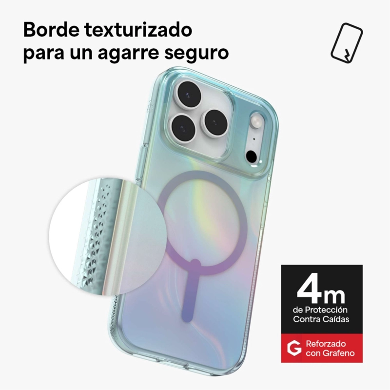 CARCASA MILAN SNAP PARA IPHONE 17 PRO MAX BURBUJA - 3