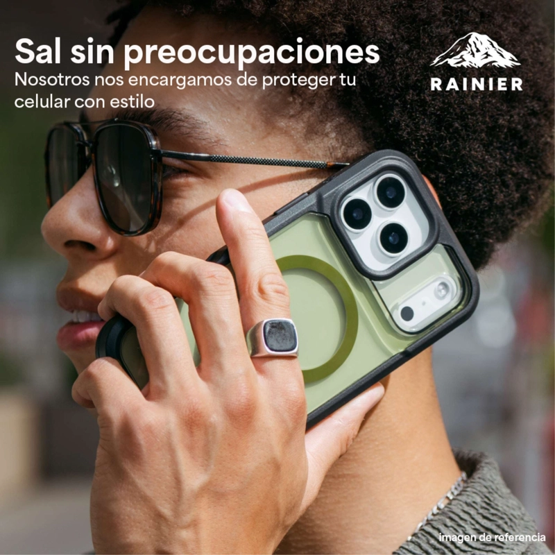 CARCASA RAINIER SNAP PARA IPHONE 17 PRO HORIZONTE COBALTO - 8