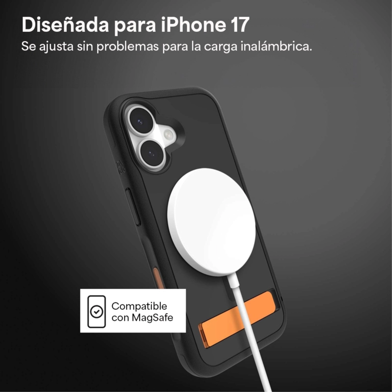 CARCASA SEDONA SNAP PARA IPHONE 17 NEGRO INTENSO - 4