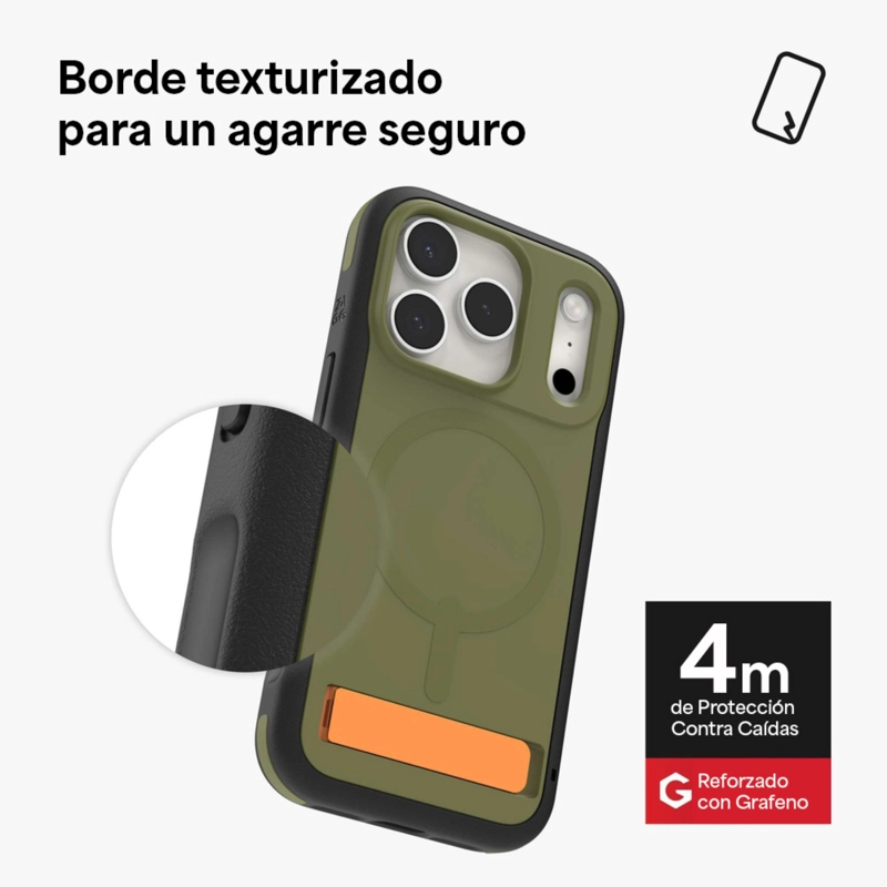 CARCASA SEDONA SNAP PARA IPHONE 17 PRO MAX VERDE MARINO - 5