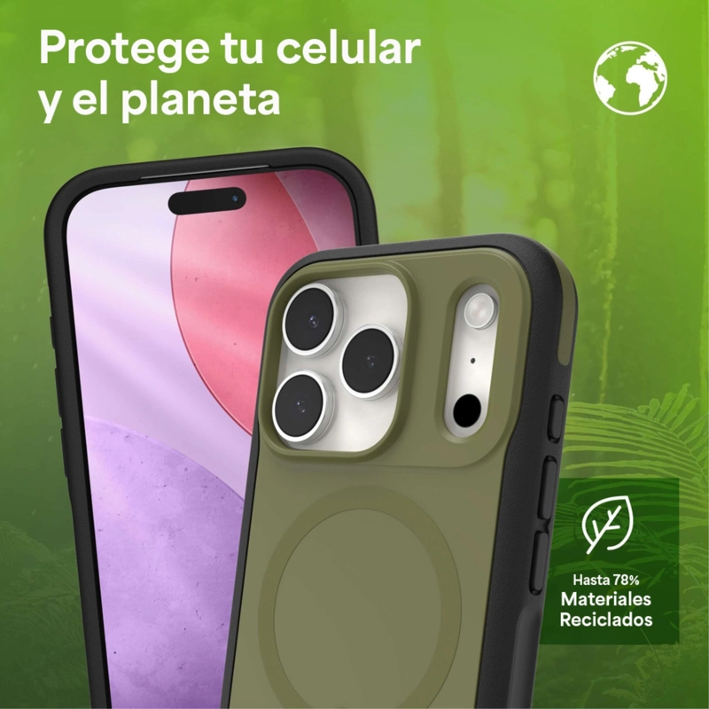 CARCASA SEDONA SNAP PARA IPHONE 17 PRO MAX VERDE MARINO - 8