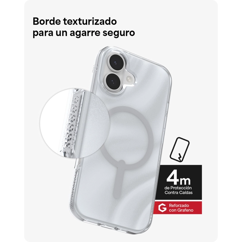 CARCASA MILAN SNAP PARA IPHONE 17 REMOLINO DE GLITTER - 4