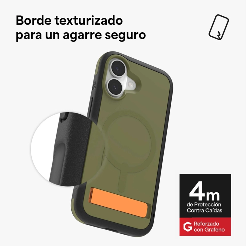 CARCASA SEDONA SNAP PARA IPHONE 17 VERDE MARINO - 5