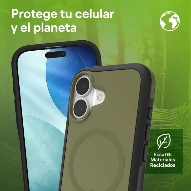 CARCASA SEDONA SNAP PARA IPHONE 17 VERDE MARINO - 9