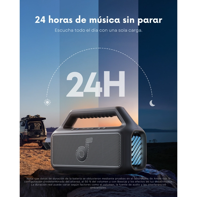 PARLANTE SOUNDCORE BOOM 2 NEGRO - 8