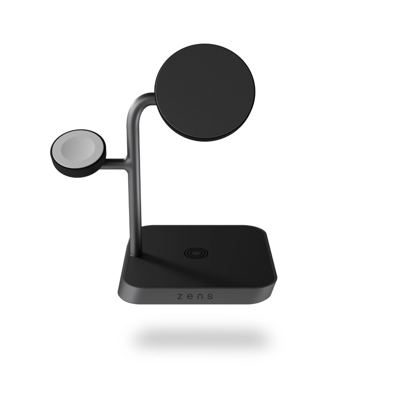 BASE DE CARGA QI2 3 EN 1 ZENS OFFICE CHARGER PRO NEGRA - 2