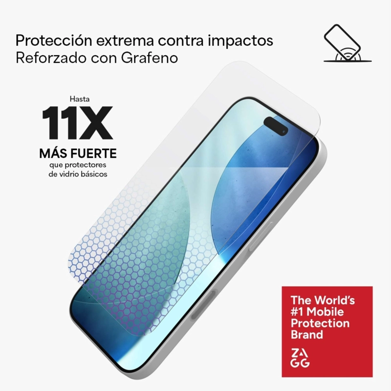 PROTECTOR DE PANTALLA PARA IPHONE 17 GLASS XTR5 - 5