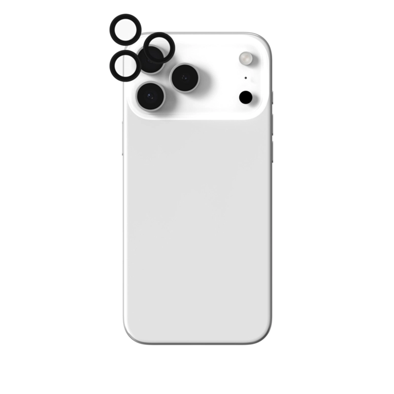 PROTECTOR DE LENTES DE CAMARA ZAGG IPHONE 17 PRO Y PRO MAX - 2