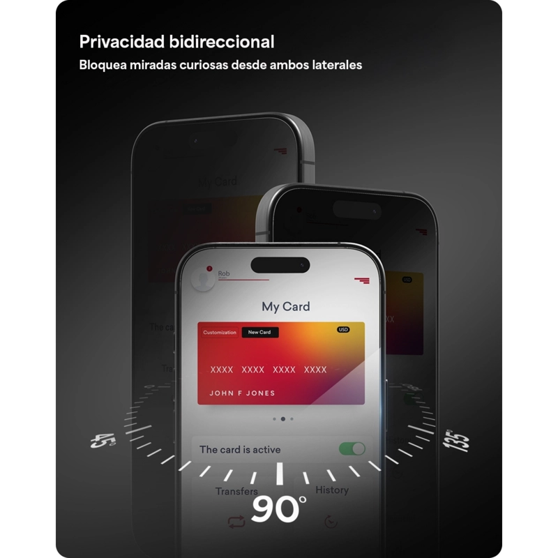 PROTECTOR DE PANTALLA PARA IPHONE 17 PRO MAX ELITE PRIVACY - 4
