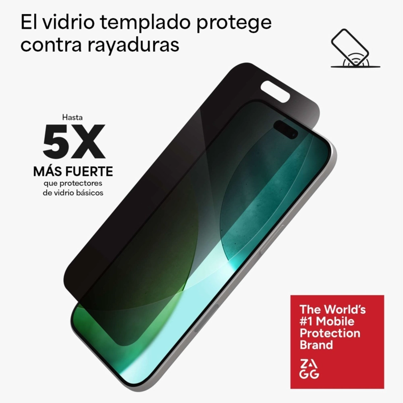 PROTECTOR DE PANTALLA ZAGG PARA IPHONE AIR PRIVACY XTR - 5