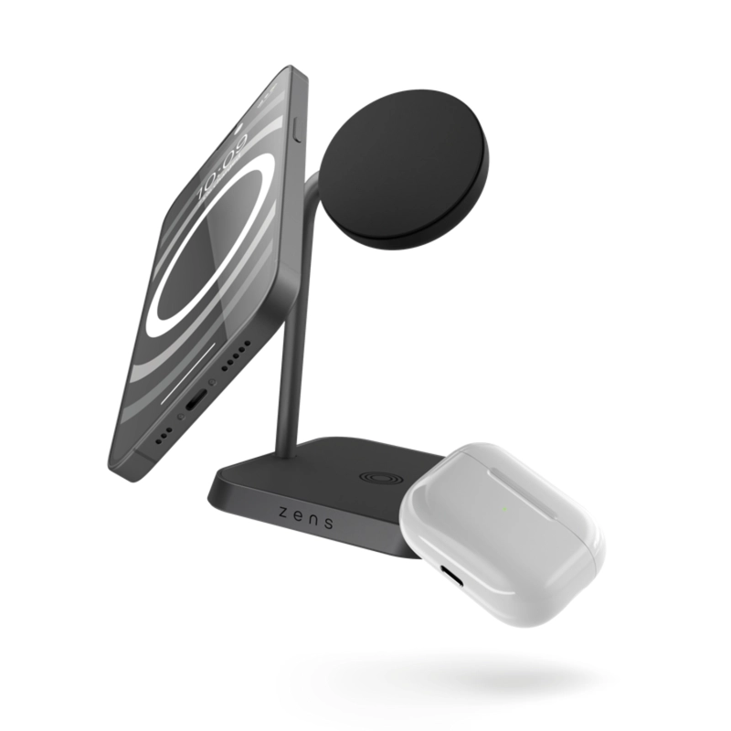 BASE DE CARGA 2 EN 1 ZENS OFFICE CHARGER 2 NEGRA - 4