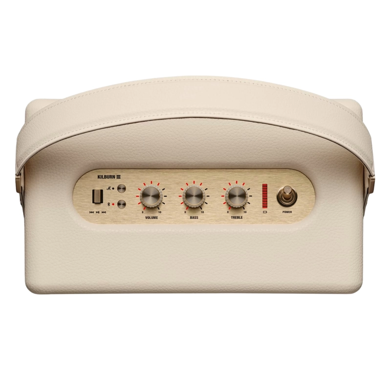 PARLANTE BLUETOOTH PORTATIL MARSHALL KILBURN III CREMA - 3