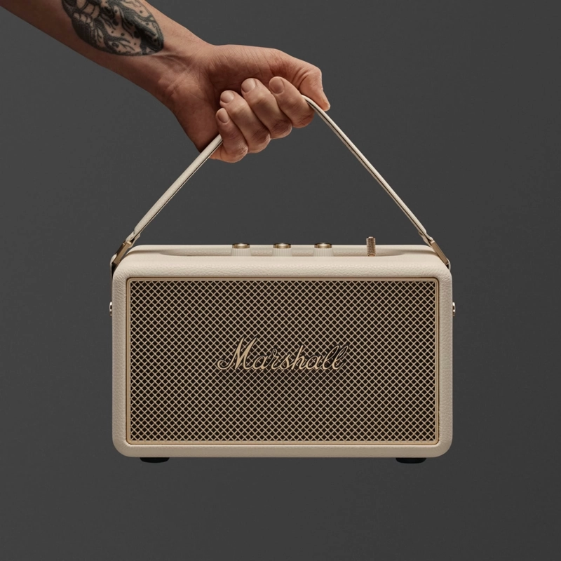 PARLANTE BLUETOOTH PORTATIL MARSHALL KILBURN III CREMA - 6