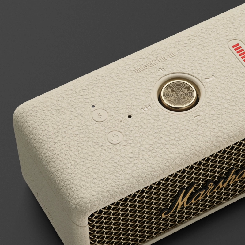 PARLANTE BLUETOOTH MARSHALL EMBERTON III CREMA - 4