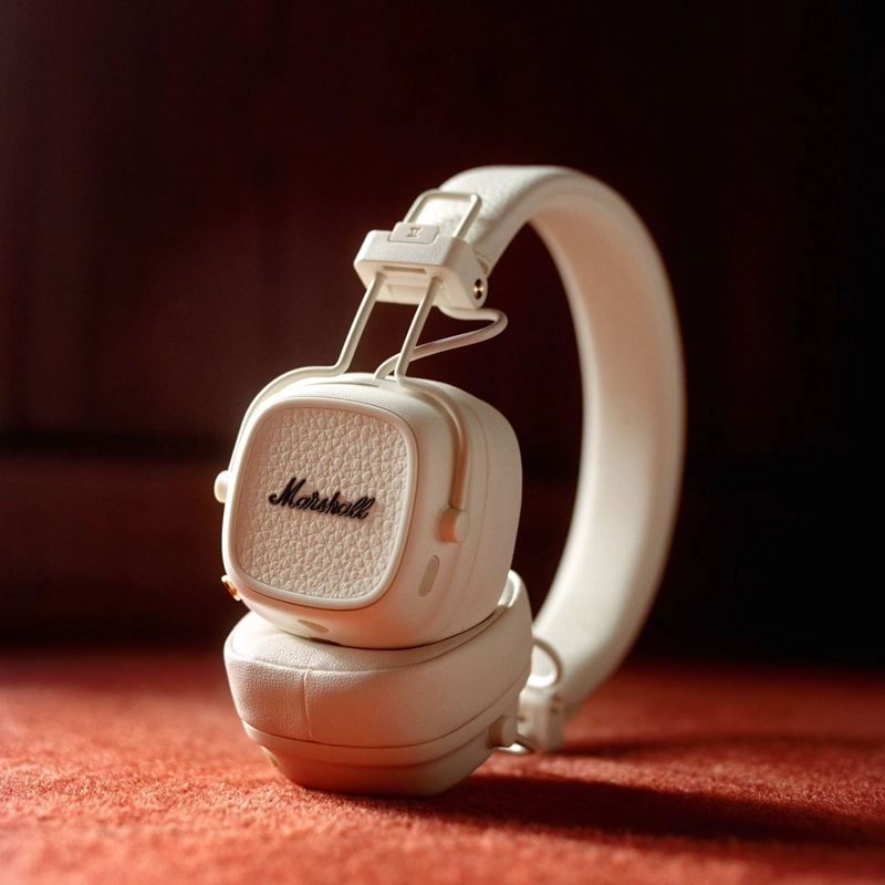 AUDIFONOS BLUETOOTH ON EAR MARSHALL MAJOR V CREMA - 8