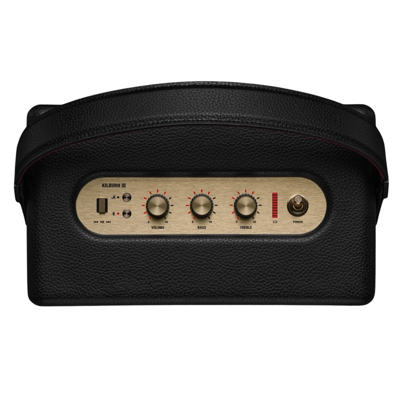 PARLANTE BLUETOOTH PORTATIL MARSHALL KILBURN III NEGRO - 3