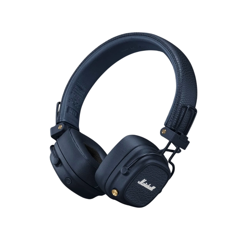 AUDIFONOS BLUETOOTH ON EAR MARSHALL MAJOR V AZUL MEDIANOCHE - 1