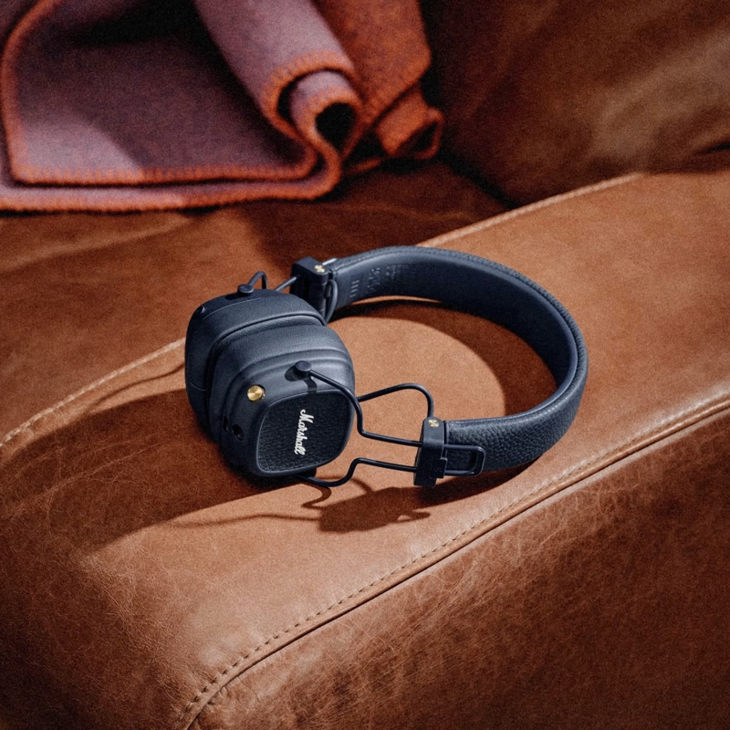 AUDIFONOS BLUETOOTH ON EAR MARSHALL MAJOR V AZUL MEDIANOCHE - 6