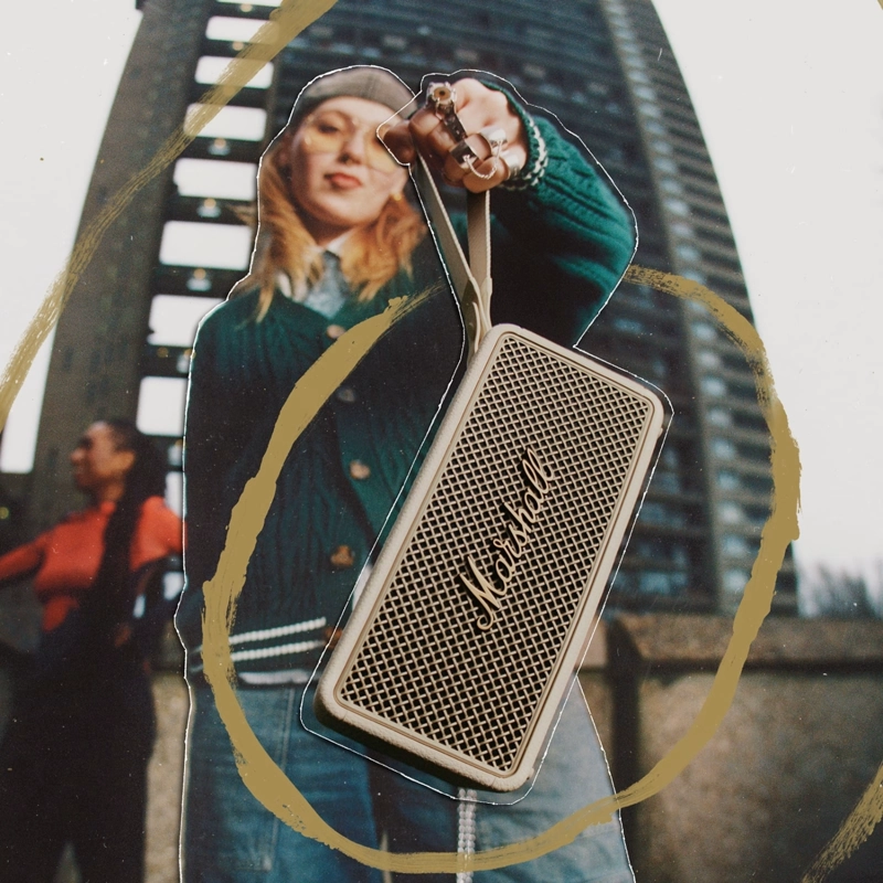 PARLANTE BLUETOOTH MARSHALL MIDDLETON II CREMA - 5