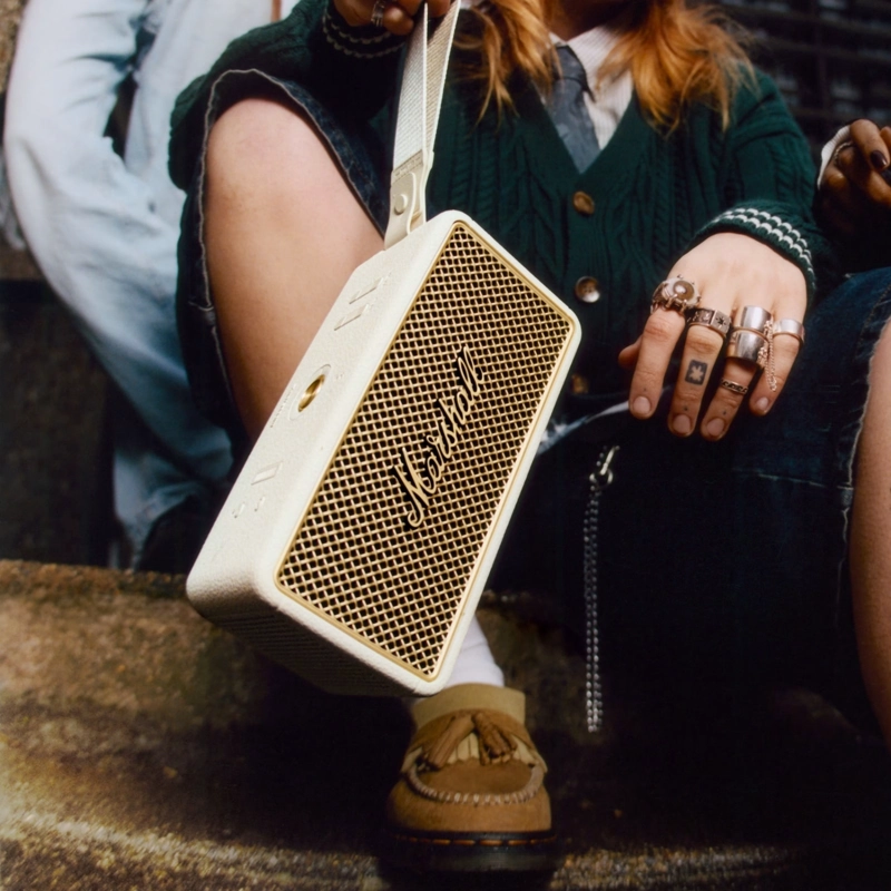 PARLANTE BLUETOOTH MARSHALL MIDDLETON II CREMA - 6