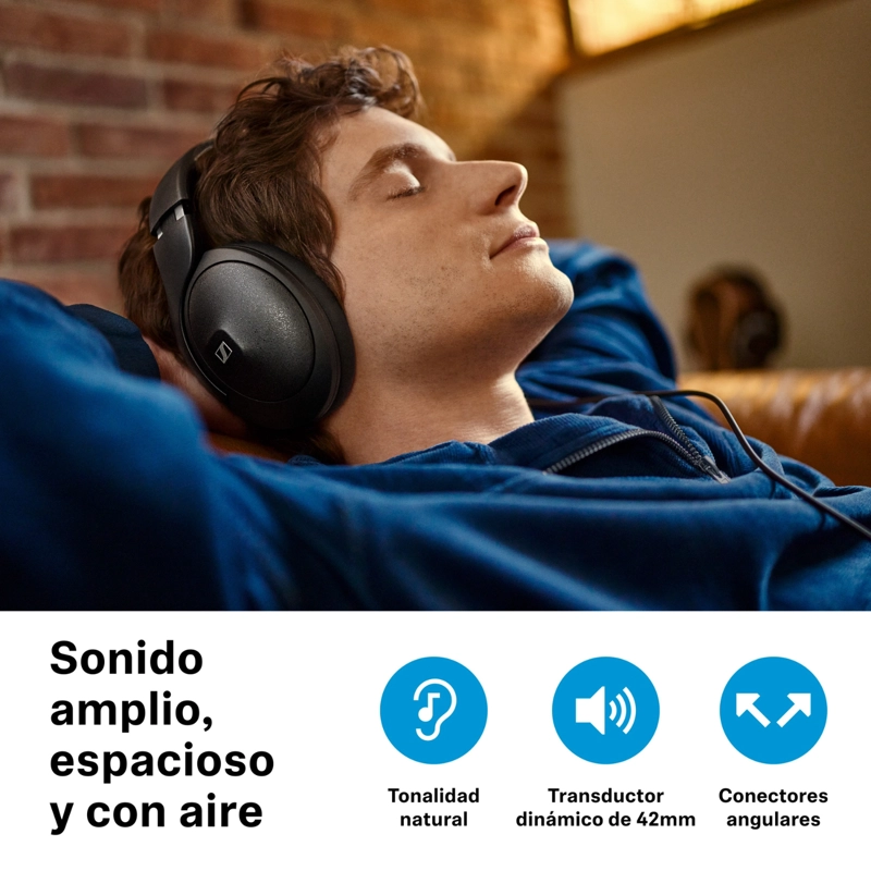 AUDIFONOS OVER-EAR HD 620S SENNHEISER NEGRO - 5