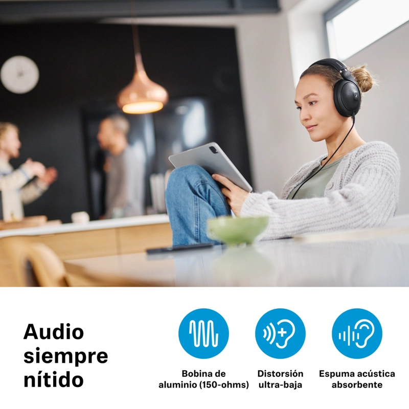 AUDIFONOS OVER-EAR HD 620S SENNHEISER NEGRO - 6
