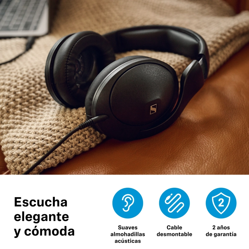 AUDIFONOS OVER-EAR HD 620S SENNHEISER NEGRO - 8