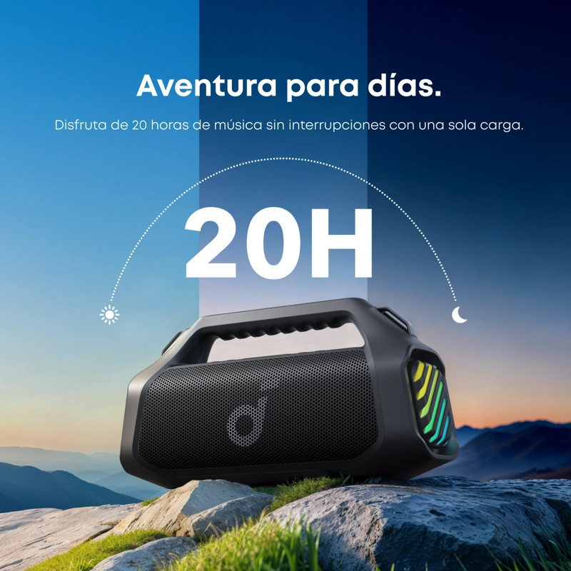 PARLANTE PORTATIL BOOM 2 PLUS SOUNDCORE - 6