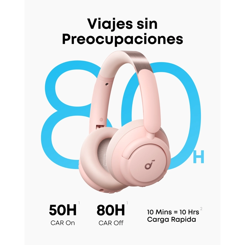 AUDIFONO OVER EAR CON CANCELACION DE RUIDO Q30 SOUNDCORE - 9