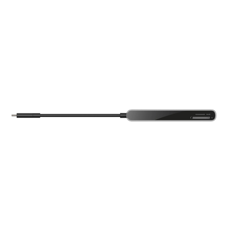HUB USB-C DE 8 PUERTOS GRIS ESPACIAL - 4
