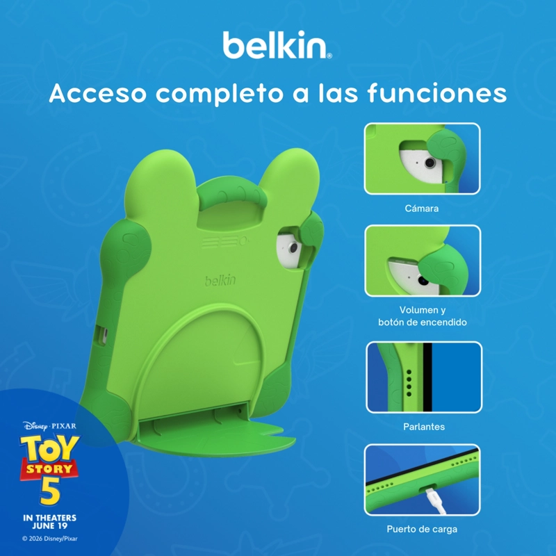 FUNDA PARA IPAD 10A Y 11A GEN DISEÑO LILYPAD TOY STORY 5 - 8
