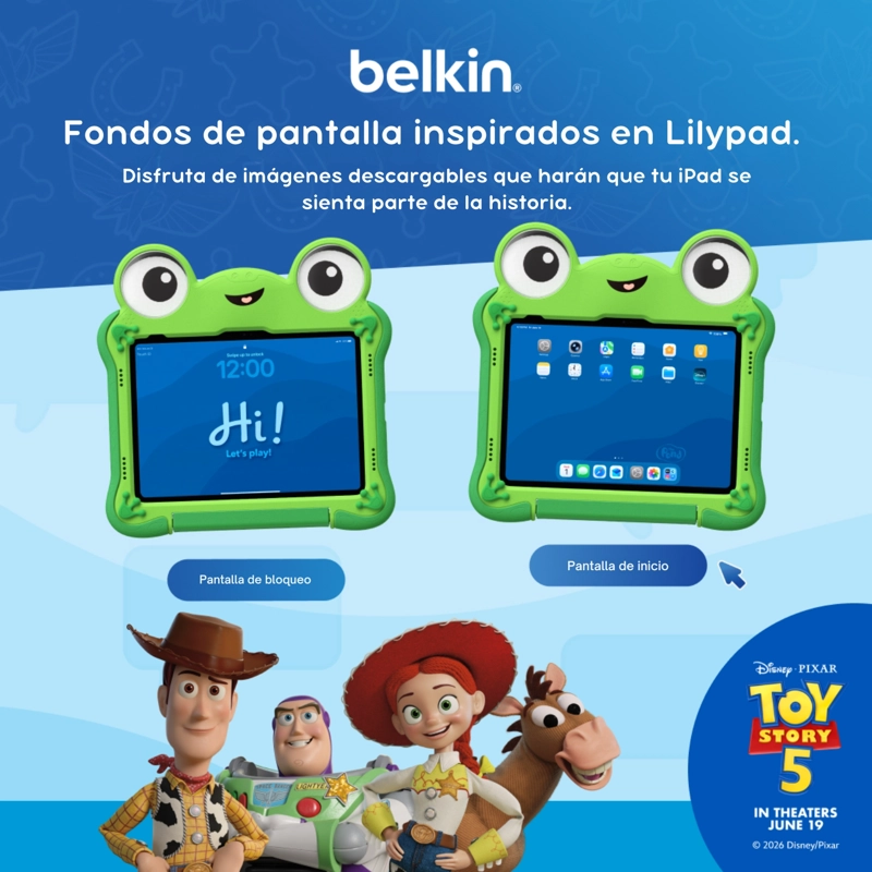 FUNDA PARA IPAD 10A Y 11A GEN DISEÑO LILYPAD TOY STORY 5 - 9