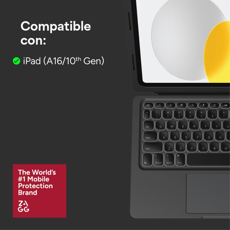 TECLADO CON FUNDA PRO KEYS CONNECT PARA IPAD 11' (A16) - 3