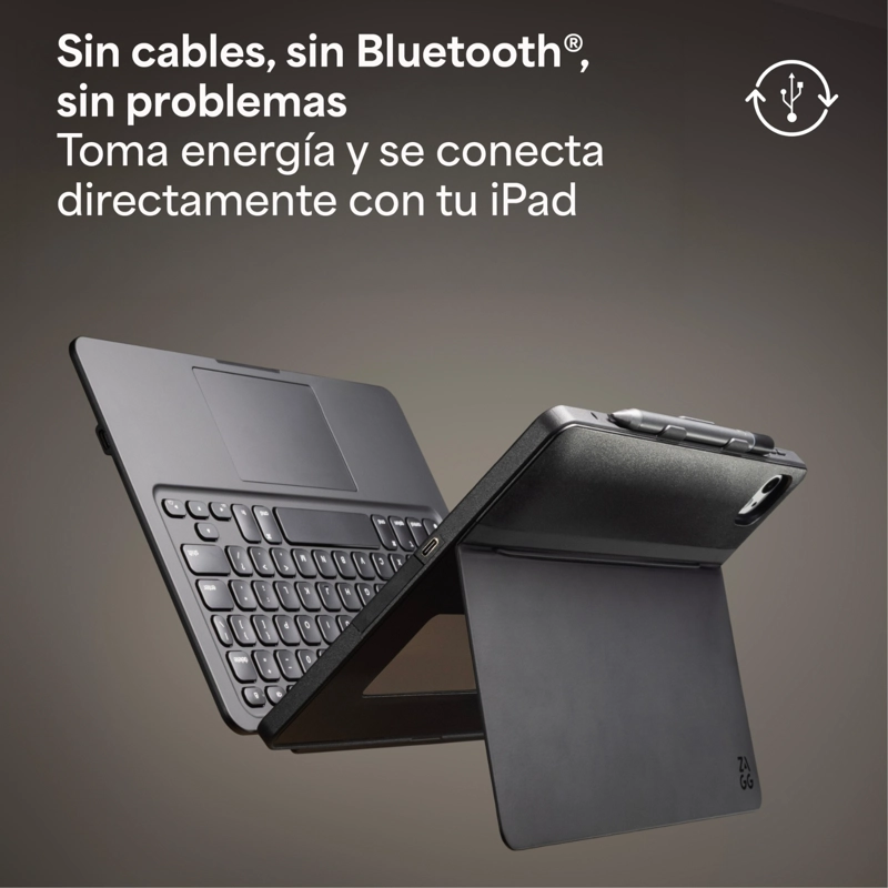 TECLADO CON FUNDA PRO KEYS CONNECT PARA IPAD 11' (A16) - 4