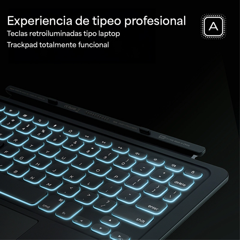 TECLADO CON FUNDA PRO KEYS CONNECT PARA IPAD AIR 11' (M4) - 5