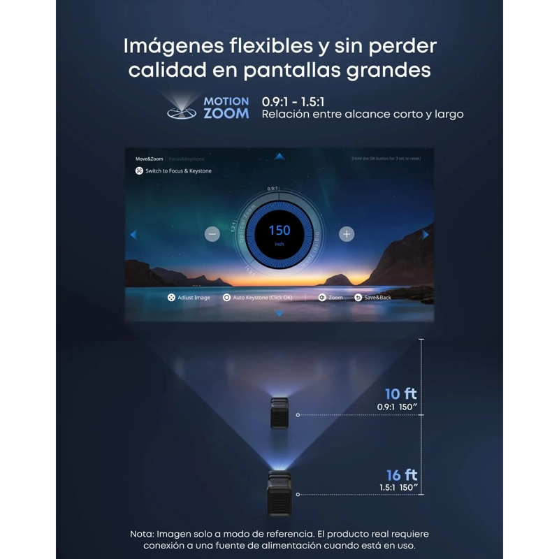 PROYECTOR X1 NEBULA NEGRO - 3