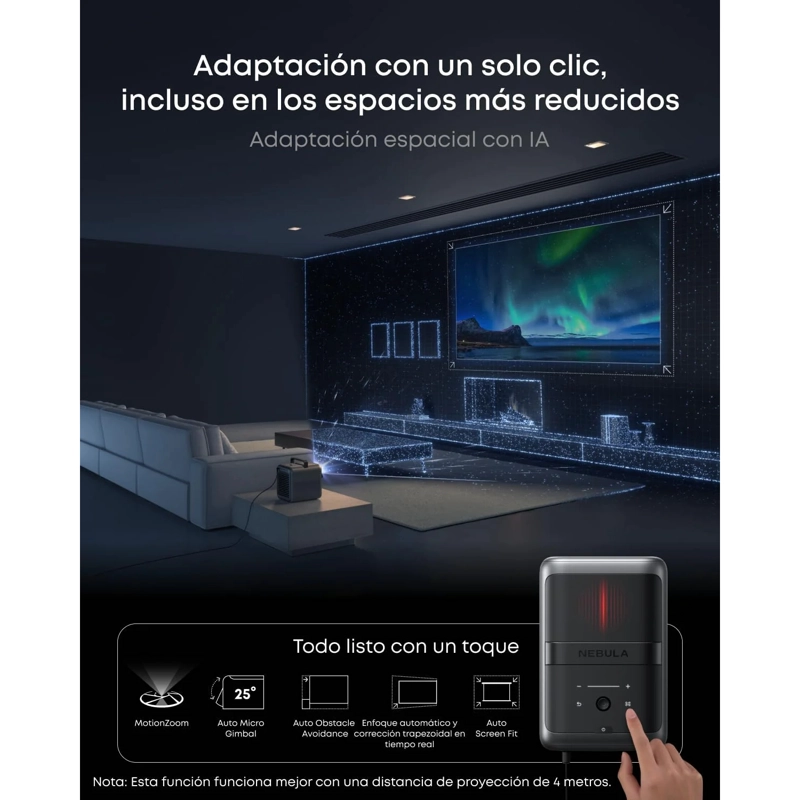 PROYECTOR X1 NEBULA NEGRO - 4