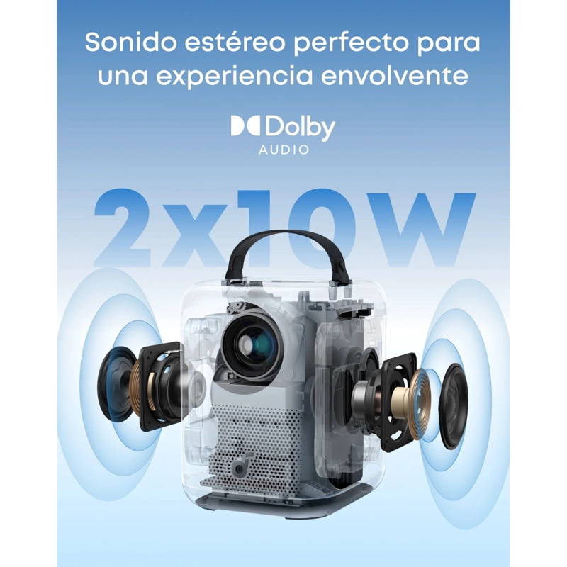 PROYECTOR PORTATIL P1I NEBULA NEGRO - 4