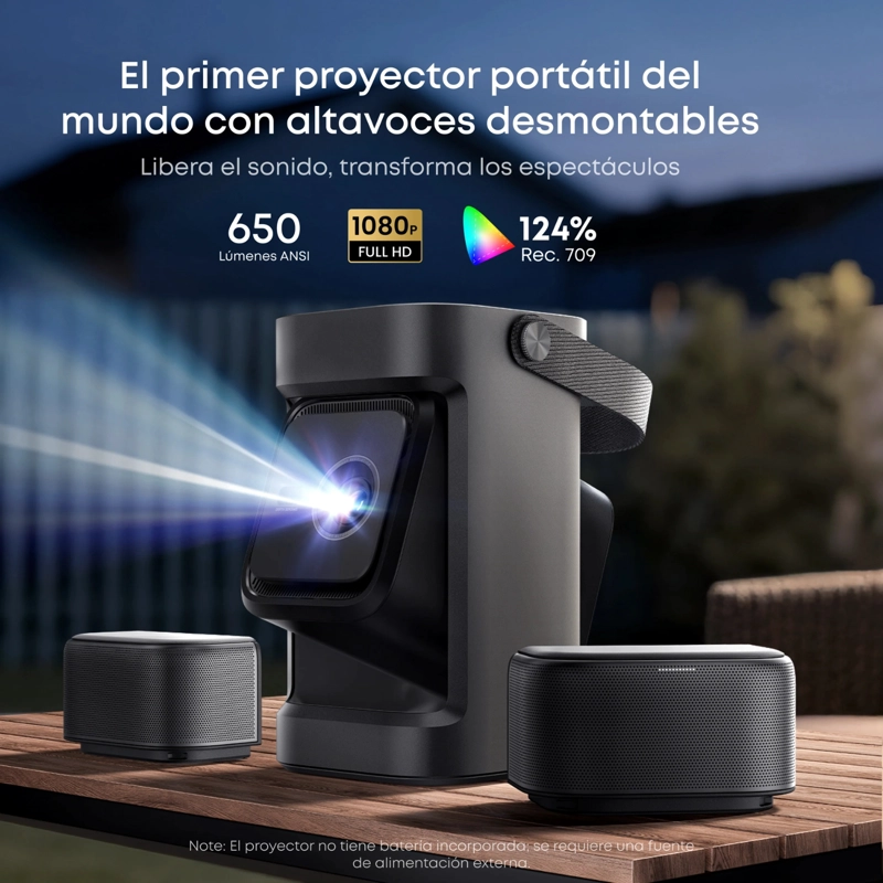 PROYECTOR PORTATIL P1 NEBULA NEGRO - 2