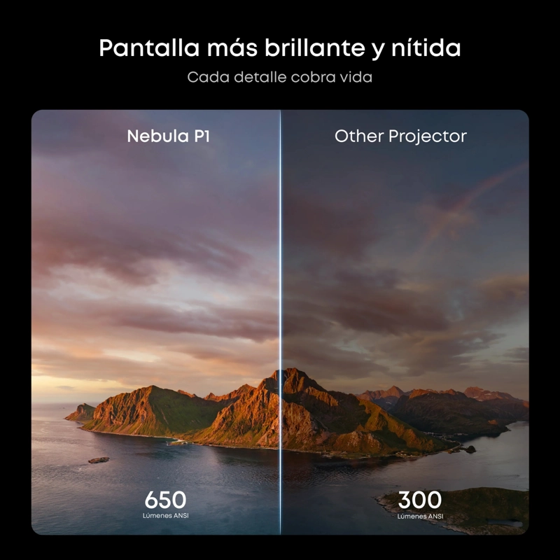 PROYECTOR PORTATIL P1 NEBULA NEGRO - 3