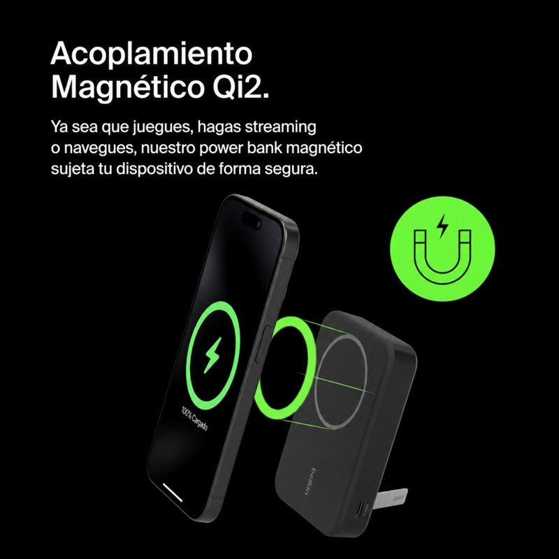BATERIA MAGNE TICA BOOSTCHARGE PRO QI2 10.000MAH BELKIN - 5