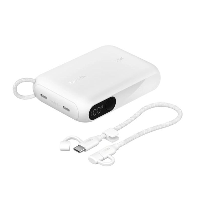 BATERIA PORTATIL 10.000MAH 20W BELKIN CON PANTALLA LED - 1