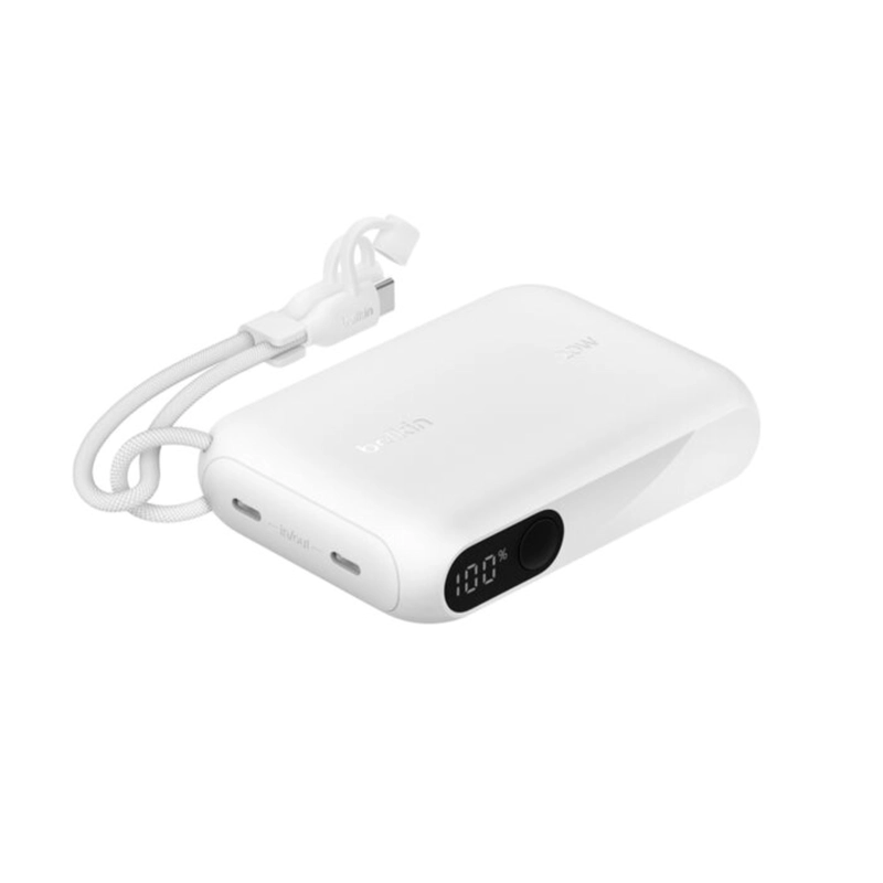 BATERIA PORTATIL 10.000MAH 20W BELKIN CON PANTALLA LED - 8