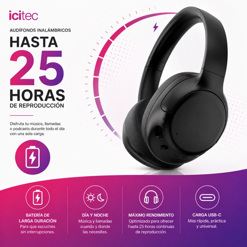 AUDIFONOS ICITEC RAK CON CANCELACION DE RUIDO - 4