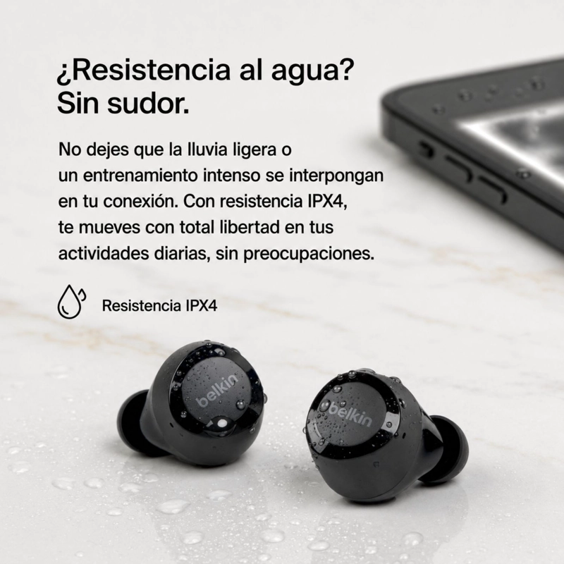 AUDIFONO IN EAR EARBUDS BOLT BELKIN - 7