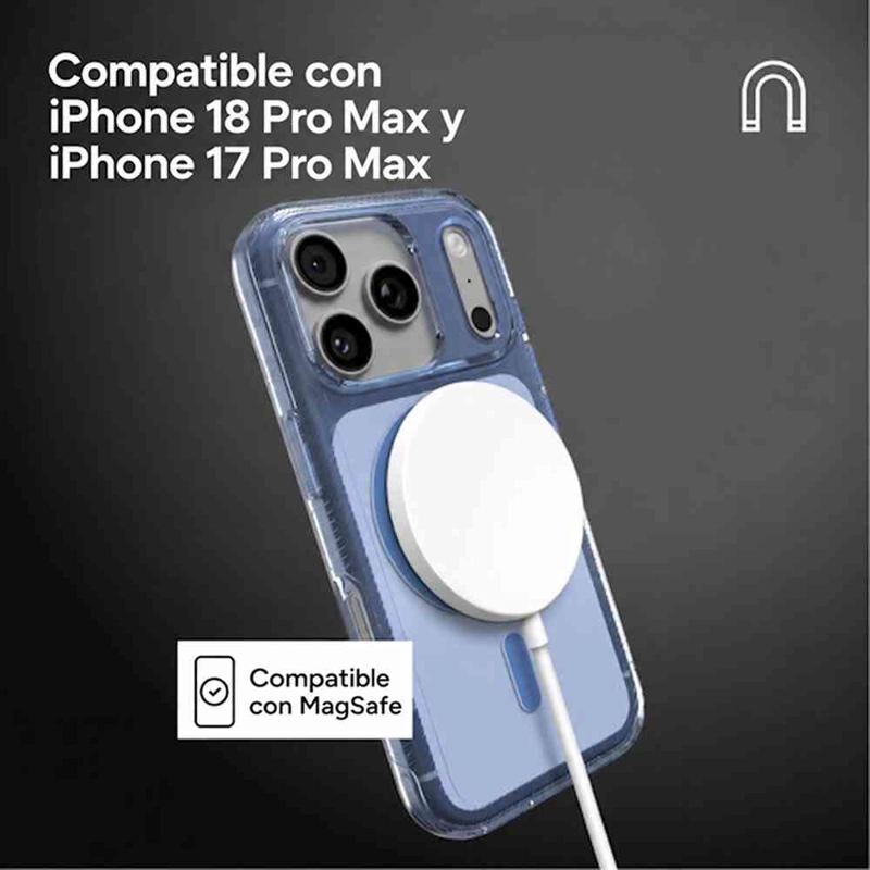 CARCASA LUXE SNAP PARA IPHONE 18 PRO MAX AURORA TRANSLUCIDO - 3