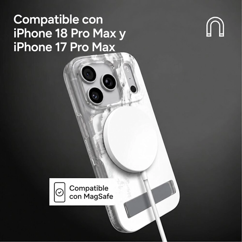 CARCASA MILAN SNAP PARA IPHONE 18 PRO MAX AZUL CIELO - 3