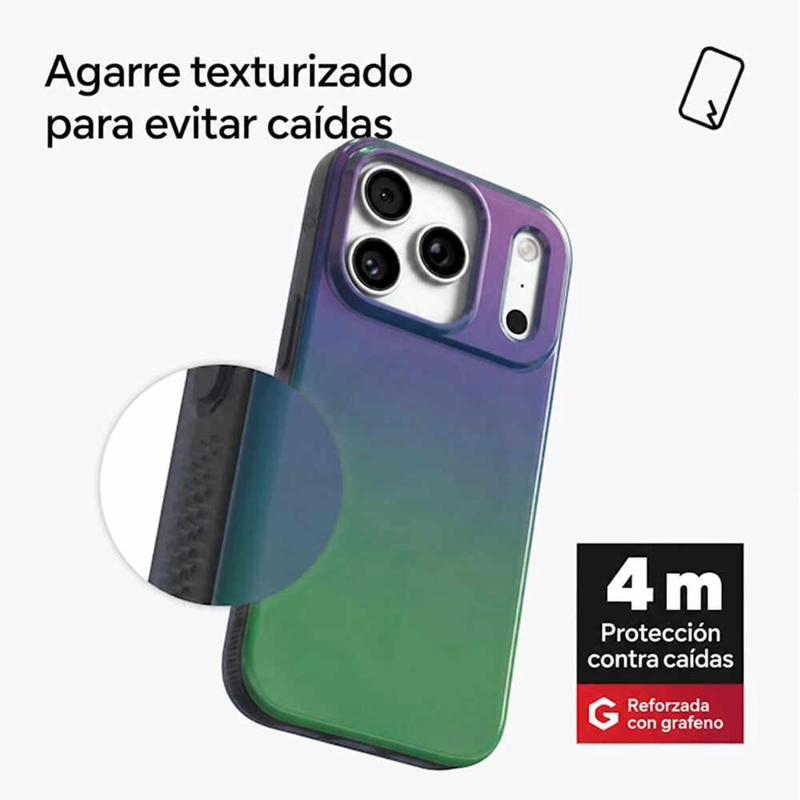CARCASA MILAN SNAP PARA IPHONE 18 PRO TORNASOLADO - 5